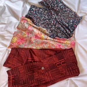 Lot of 3 Lululemon High-Rise Legging 21” In Good Condition. Size 0
